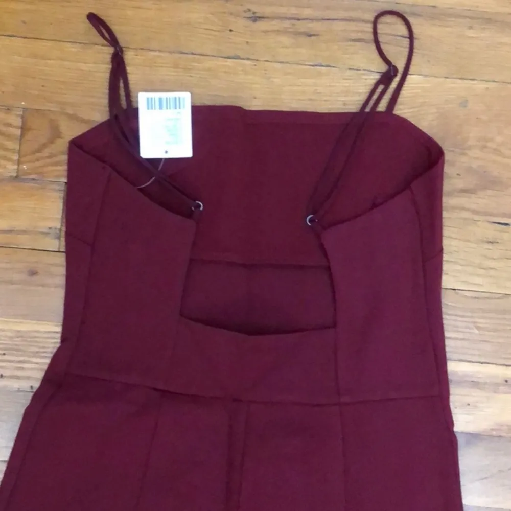 Burgundy jumpsuit - Image 3