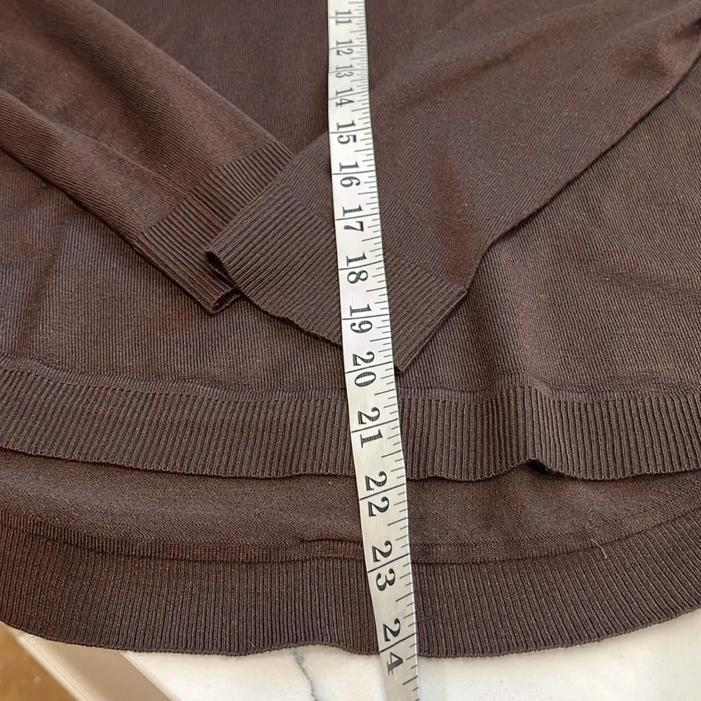 Cable & Guage brown cowl neck sweater - Image 6