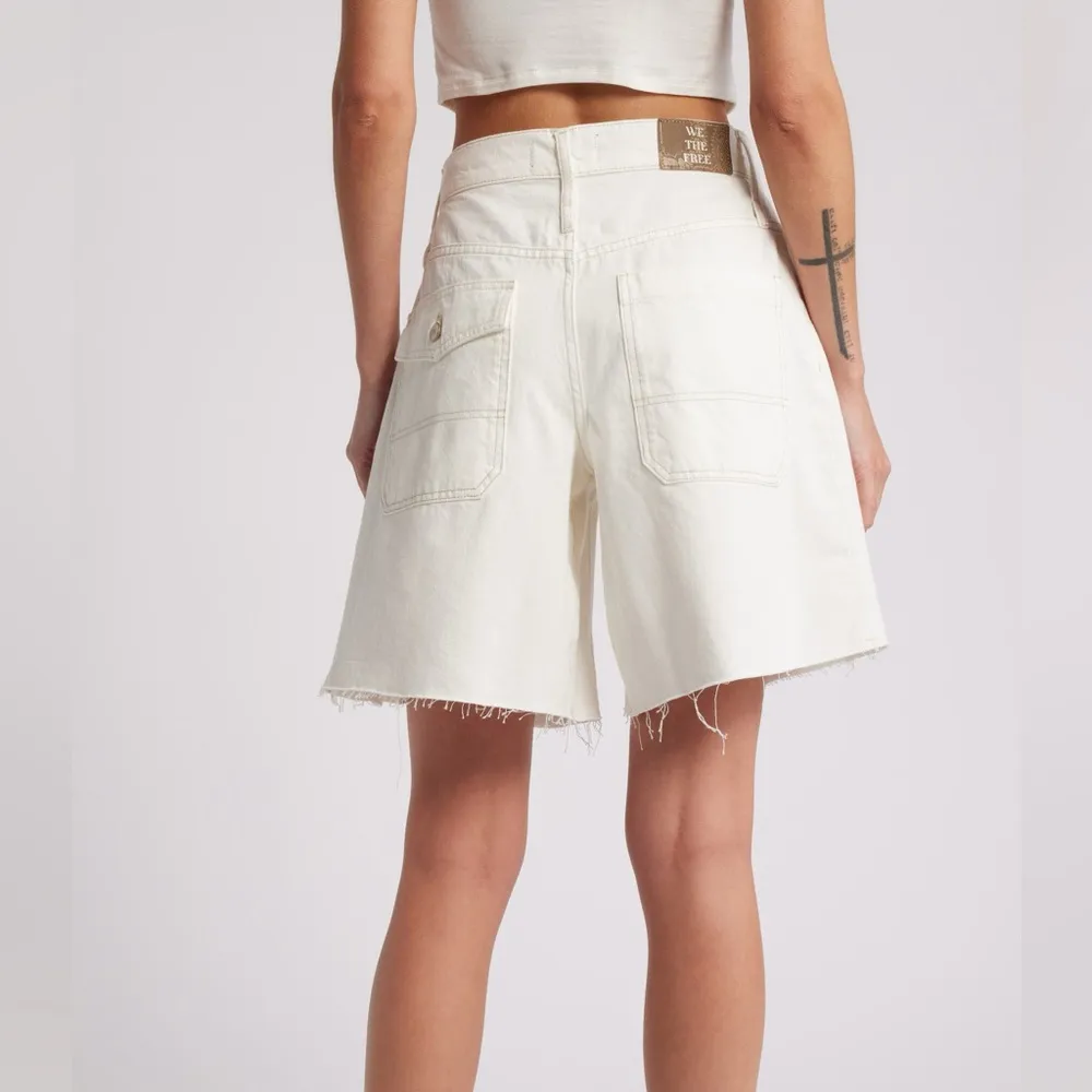 Free People We The Free Boomerang High Rise Long Shorts - Image 2