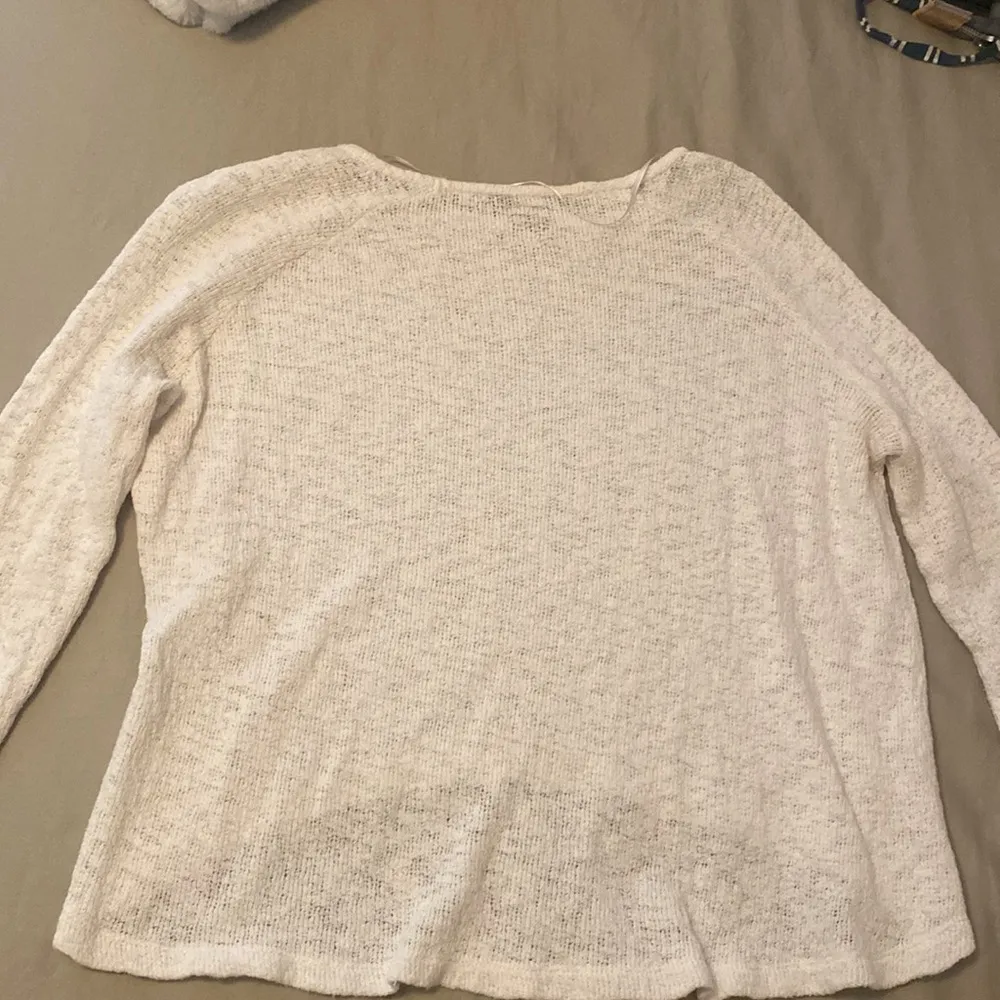 Zara white knit sweater size S - Image 2