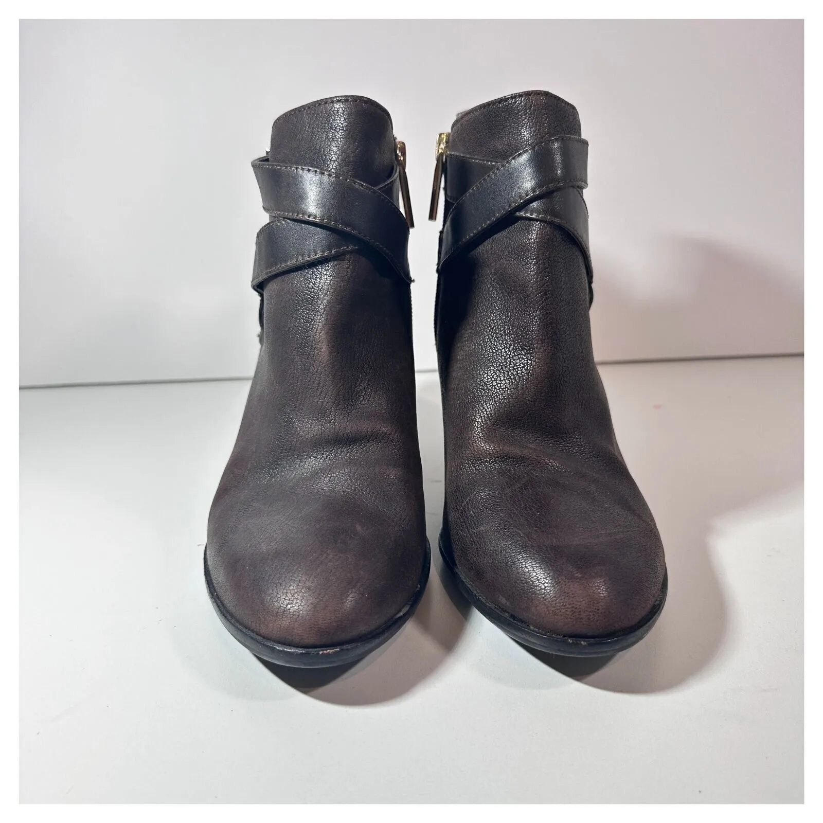 Louise et Cie Lo Ranier‎ Booties Womens Sz 8 Leather Western Cowgirl Chic Style - Image 2