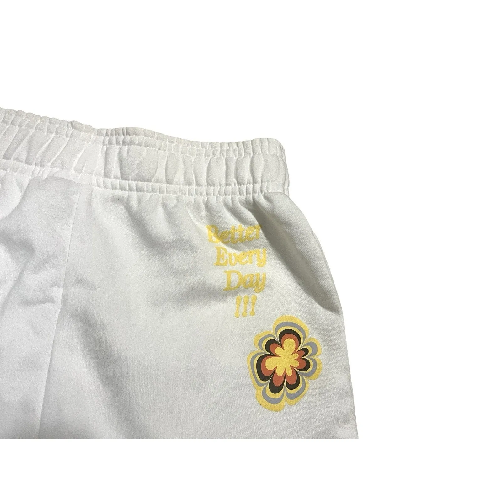 Nike REC Club Women's Fleece Shorts Medium White DJ5354-100 Activewear NWT - Image 4