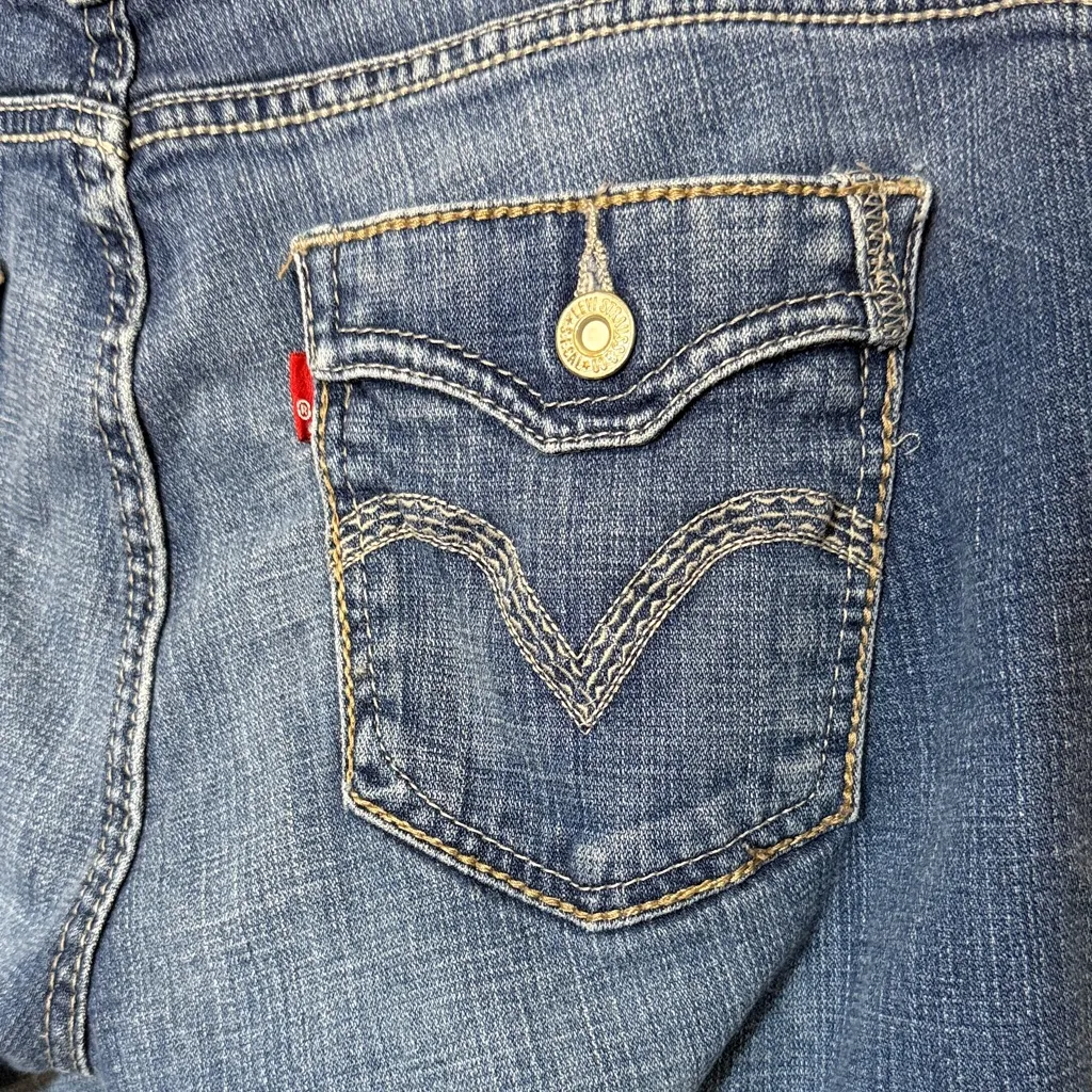 Levi’s 529 Curvy Bootcut Jeans Women’s Size 12M W31 L32 Low Rise Y2K Flap Pocket - Image 4