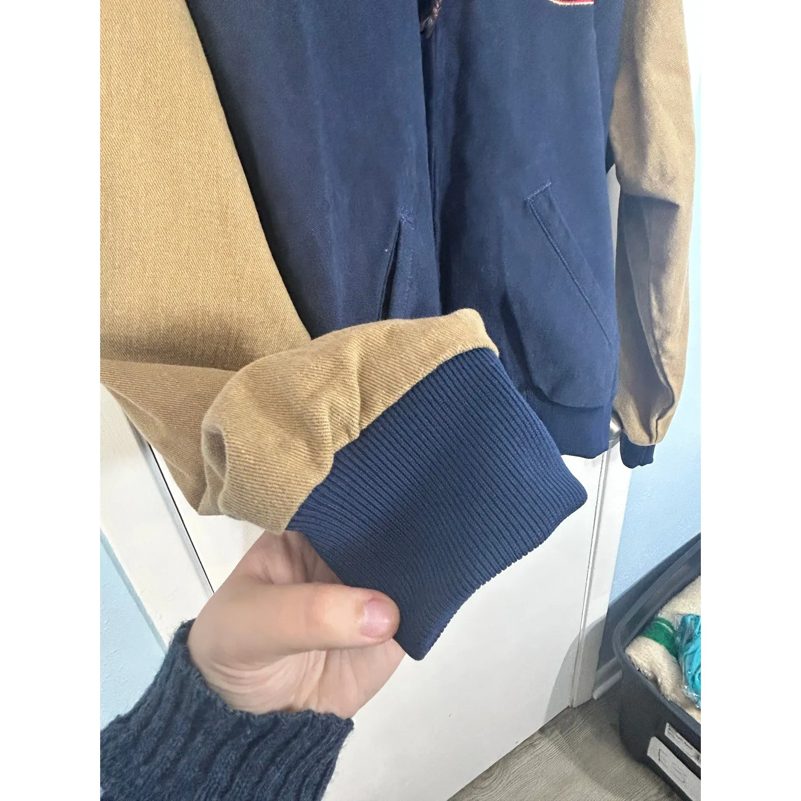 Vintage George Strait Western Bomber Jacket XL Country Music Festival USA Brown - Image 8