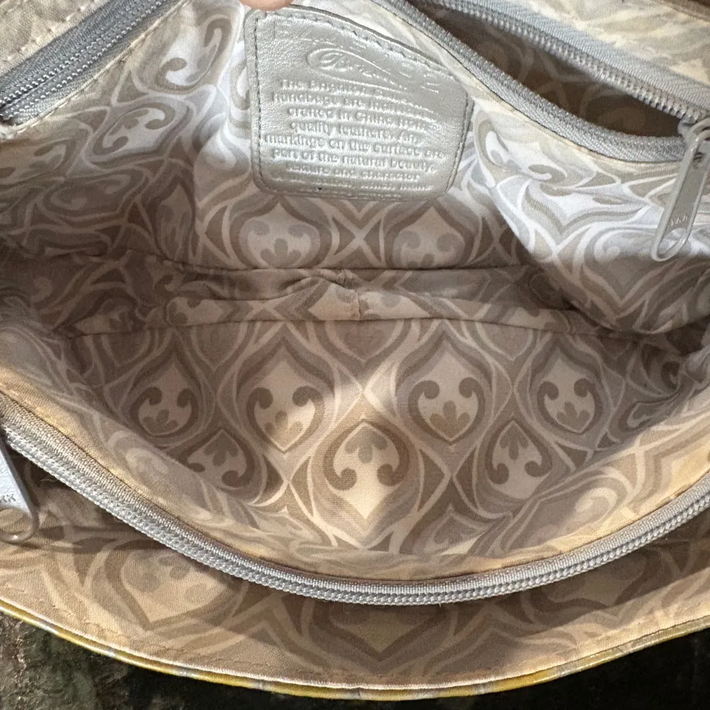 Brighton Yellow and Silver Shoulder Bag - Image 12