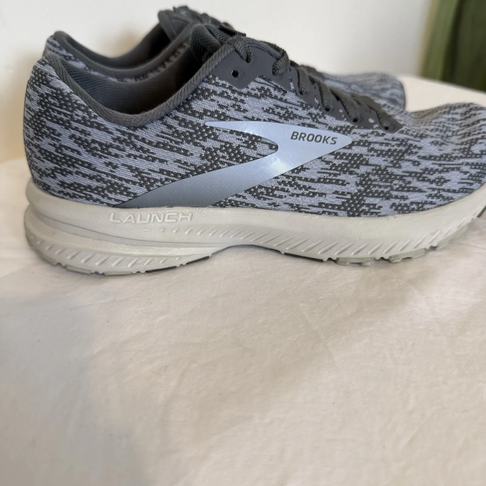 Brooks Launch 7 Women’s Running Shoes Size 7 Turbulence/Grey/Blue - Image 5