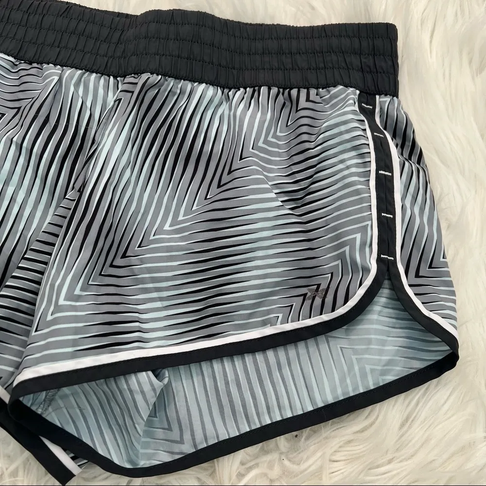 Xersion Athletic Running Shorts Gray Blue - Image 3