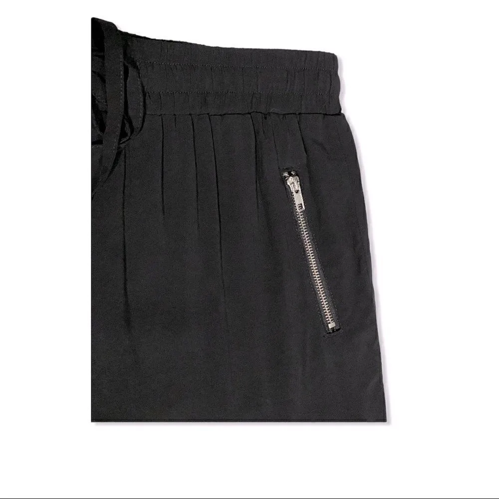 Love Tree Black High Waist Pull On Trousers - Image 4