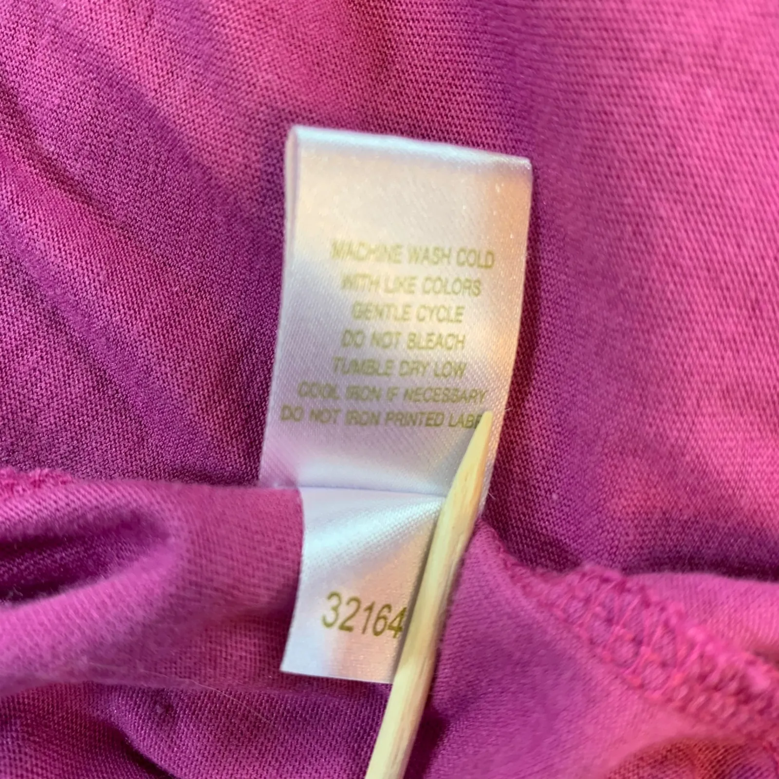 Garnet Hill Peplum Tunic Top Womens XL Drop Waist Casual Raspberry‎ Soft Boho - Image 5