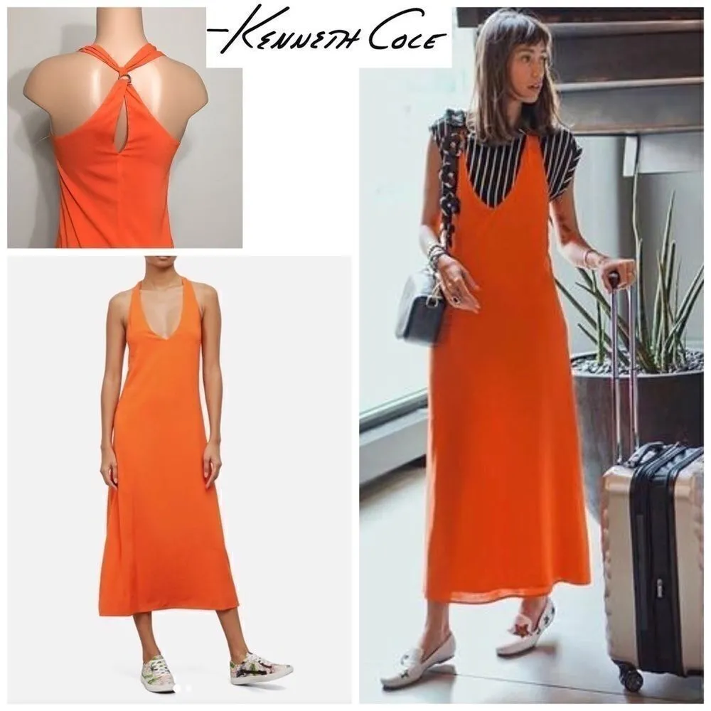 Kenneth Cole red Stretch tank dress. NWT - Image 2