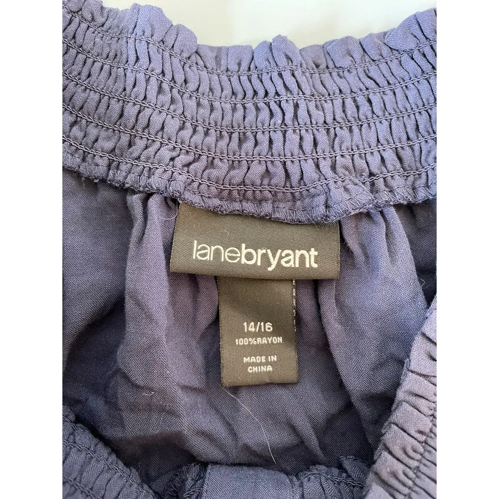 Lane Bryant womens blue top size 14/16 - Image 4