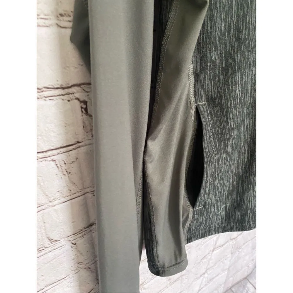 Calgary Flames Adidas quarter zip athletic shirt - Image 8