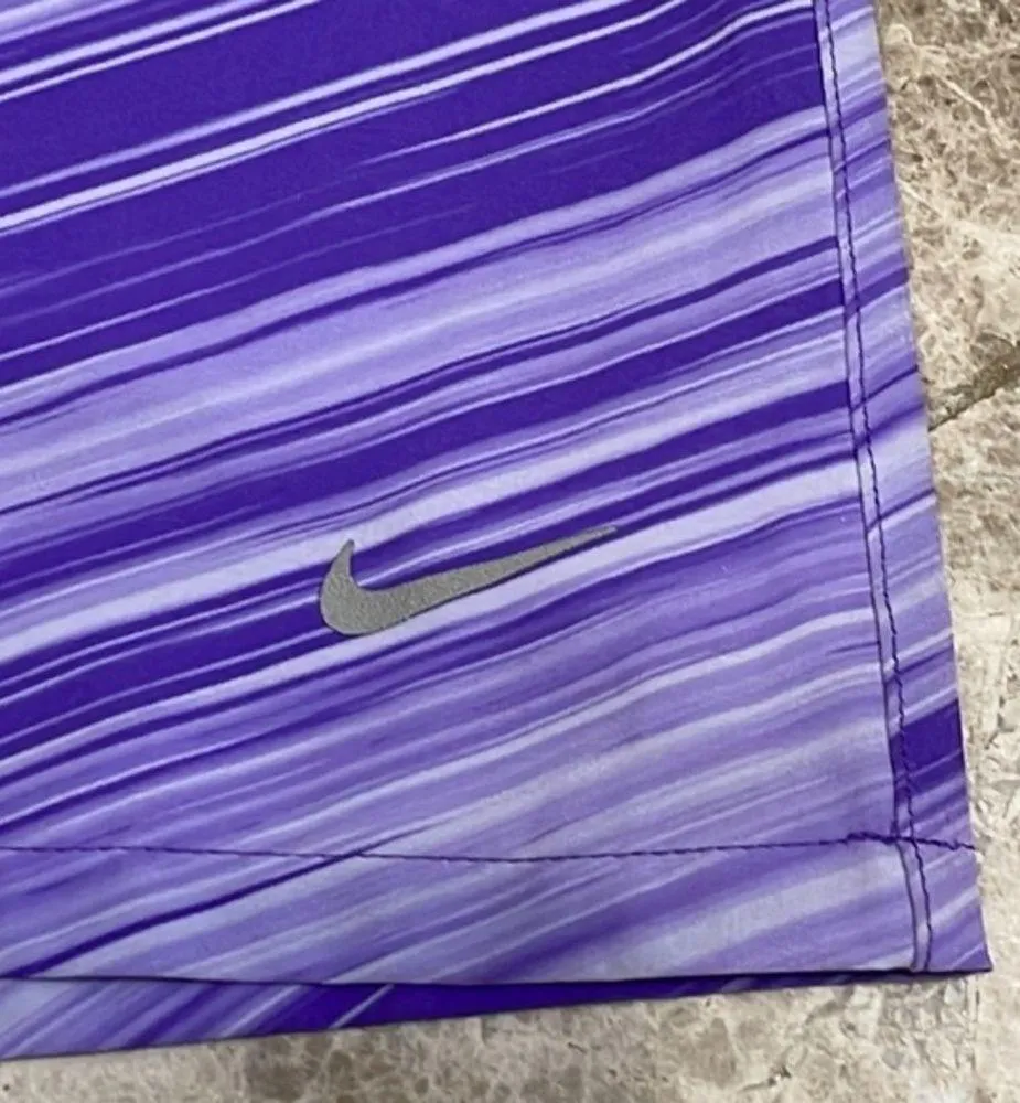 NIKE Golf Purple Speed Striped Skirt Size 12 - Image 3