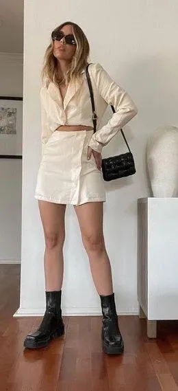 Mable CROP BLAZER JACKET MINI DRESS - Image 2