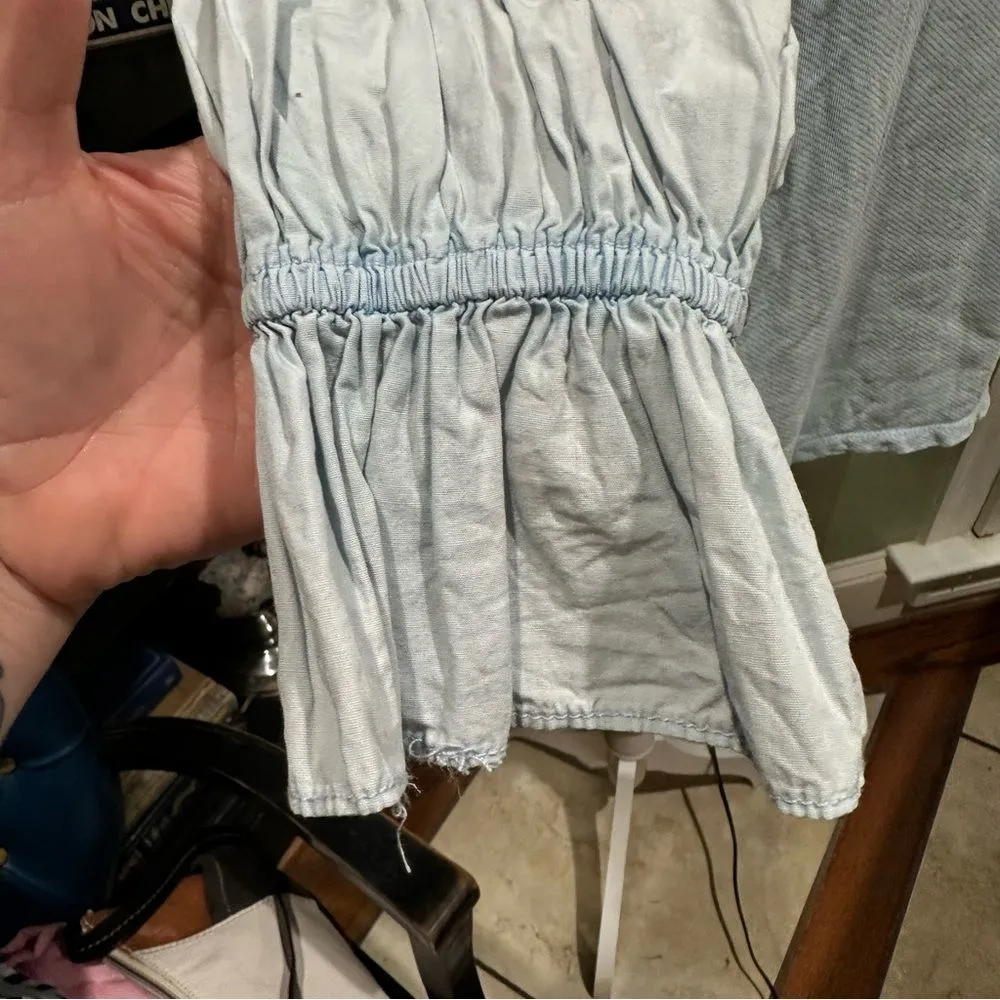 Pilcro and The Letterpress Mixed-Media Pullover Size Small - Image 5