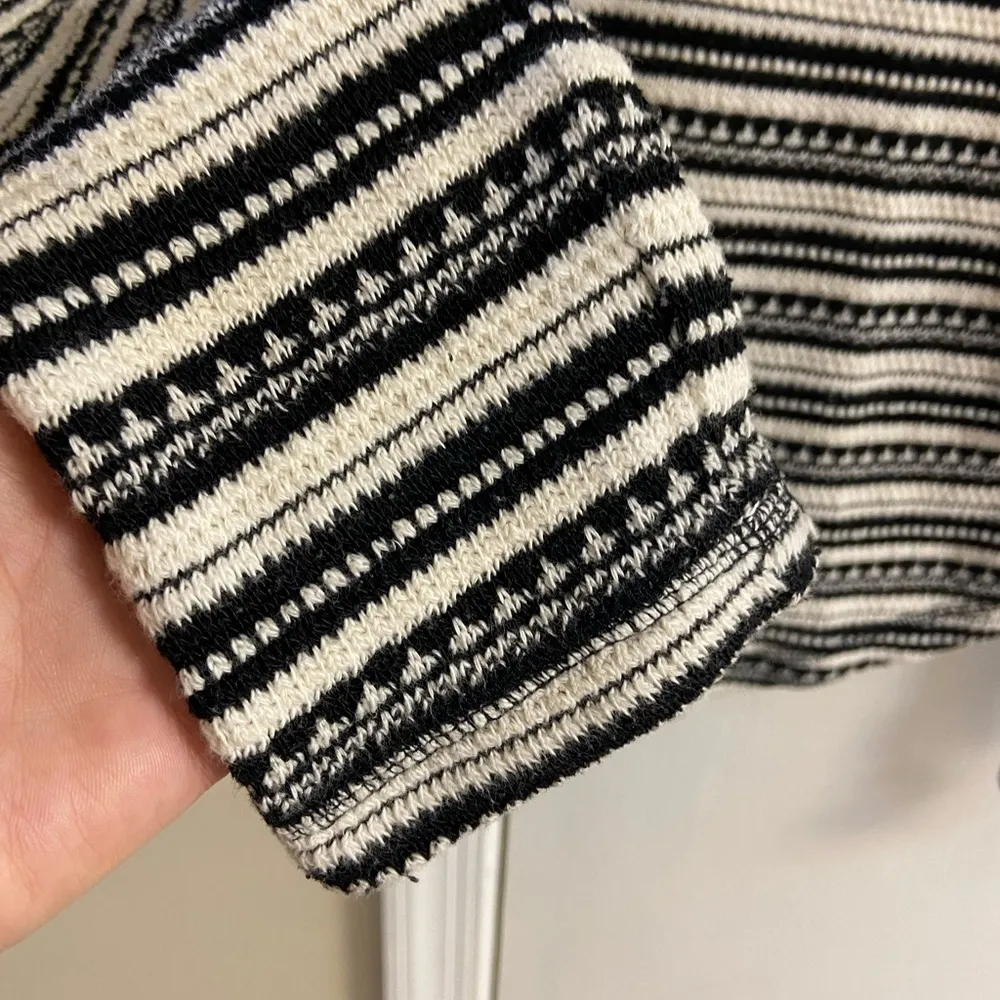 Lucky Brand Henley southwestern knit Medium‎ - Image 5