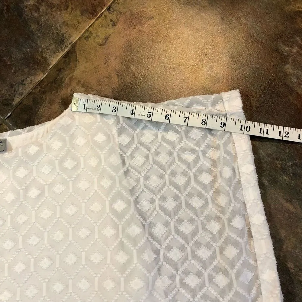 Joseph A. White Cuffed Short Sleeve Blouse Size 1X - Image 6