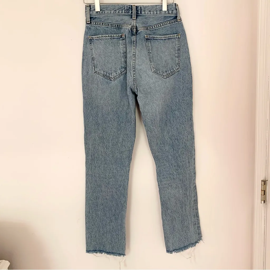 AGOLDE  Riley High Rise Straight Crop Jeans - Image 3