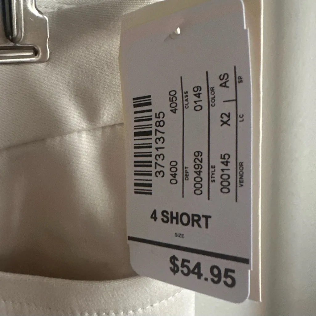 CJ Banks Christopher & banks Stylish White Pants. Size 4 - Image 3
