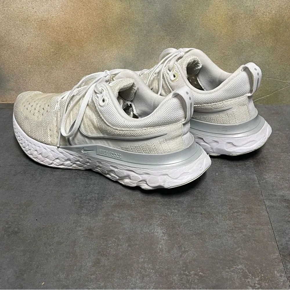 Nike React Infinity Run Flyknit 2 CT2423-102 Women's White Sneakers Size 7.5 - Image 14