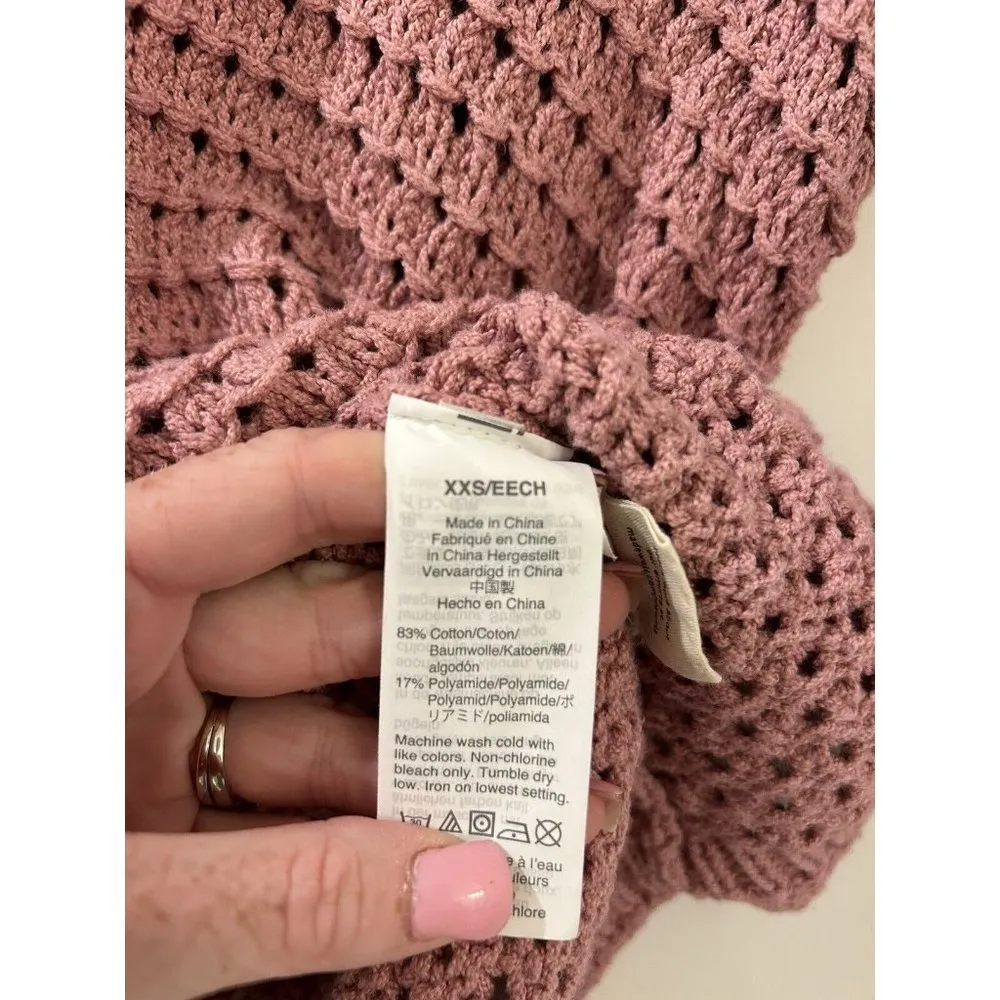 MADEWELL Open-Stitch Austen Pullover Sweater Women’s XXS - Image 6