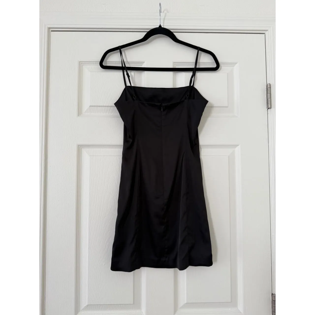 Aritzia Sunday Best Satin Dress Black Size 4 - Image 2
