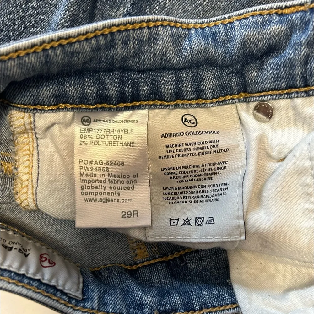 AG Jeans (Adriano Goldschmied) skinny Jeans sz 29R - Image 7