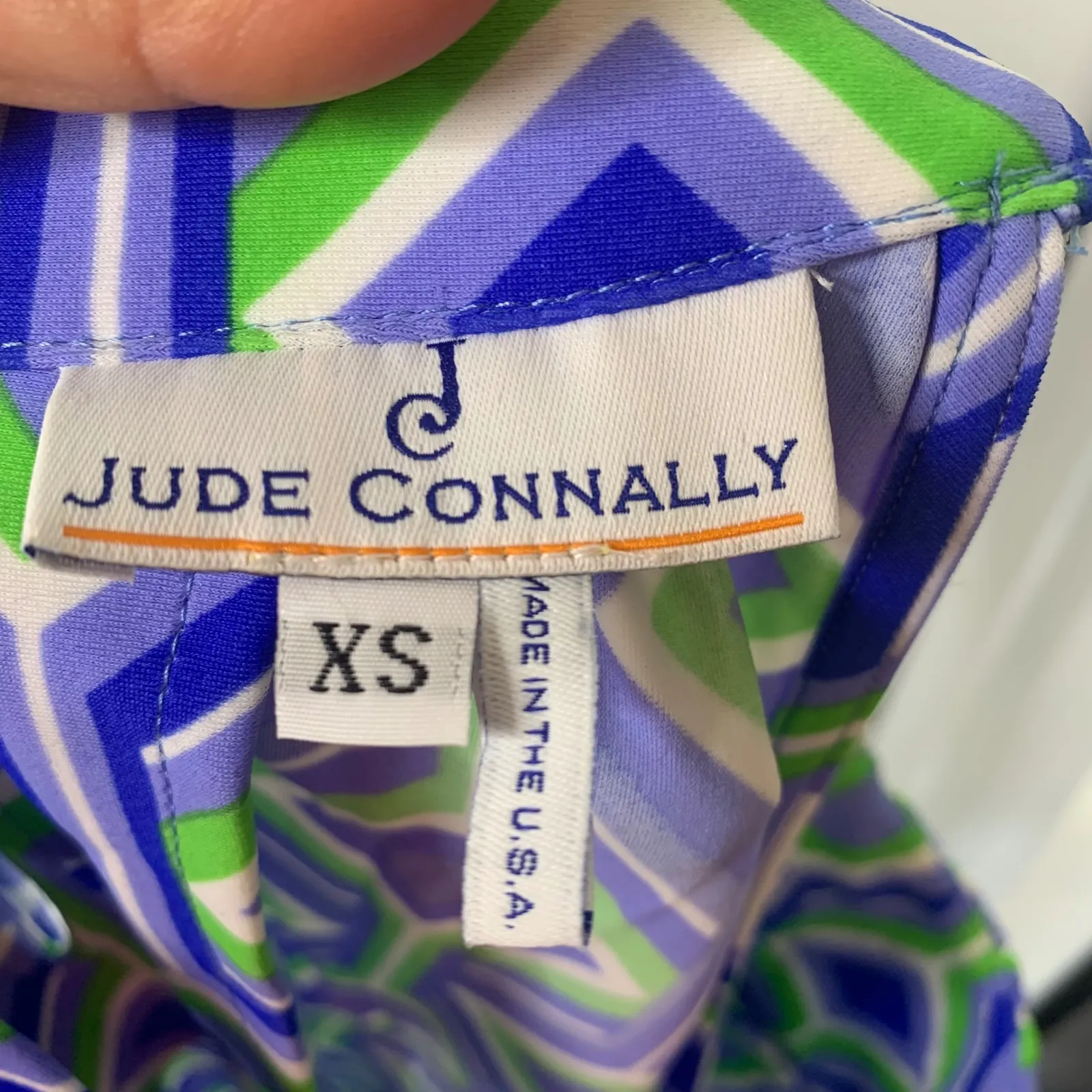 Jude Conally geometric sleeveless maxi dress XS vacation summer beach cruise - Image 8