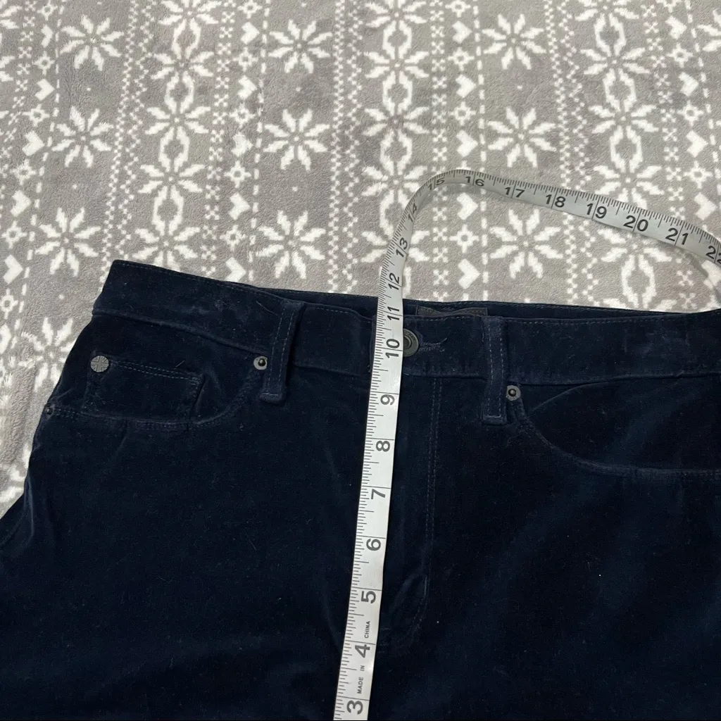 Hudson High Rise Brix Velvet Cropped Boot‎ Pants Size 29 - Image 11