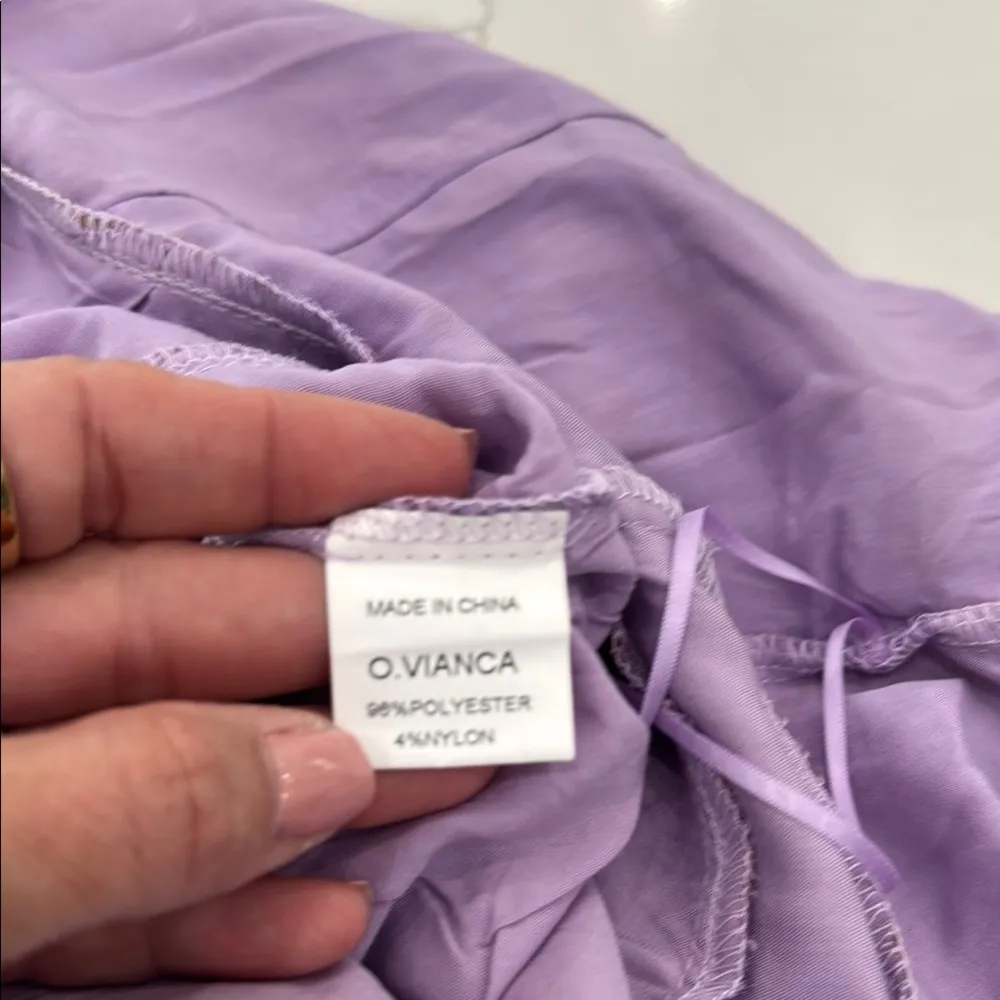 Floral Purple Women's Skort Size M - Image 3