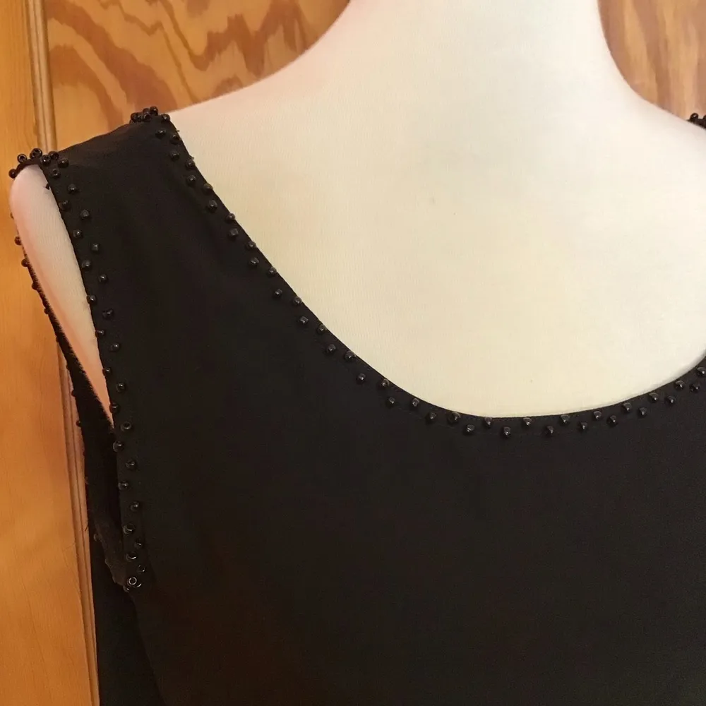 Vintage 90s Dressy Beaded Tank Top Size 8 - Image 10
