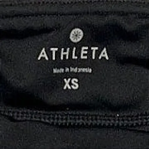 Athleta Running Shorts XS Black 3" Inseam Lined Reflective EUC - Image 5