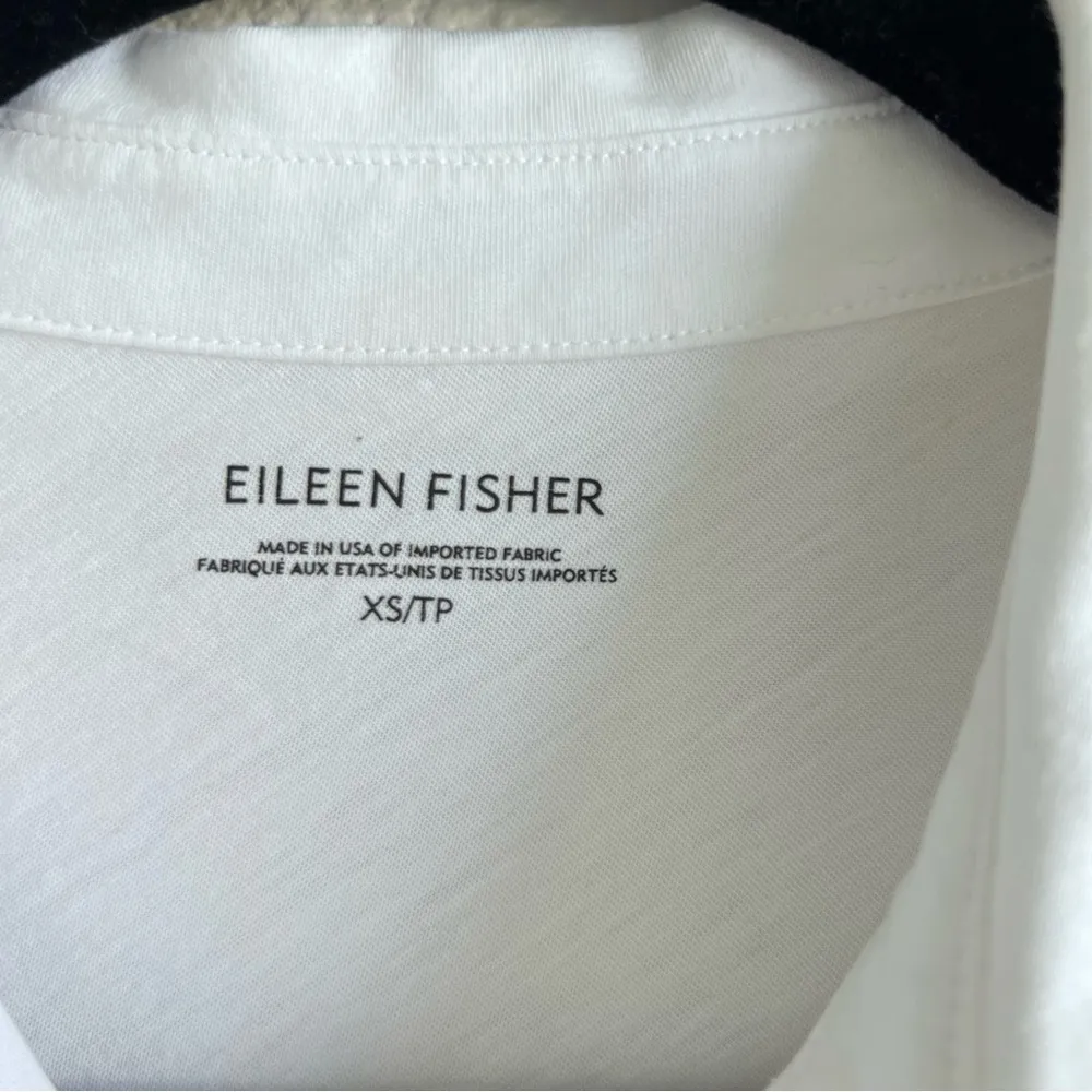 Eileen Fisher Women’s Organic Cotton White Shirt - Image 5
