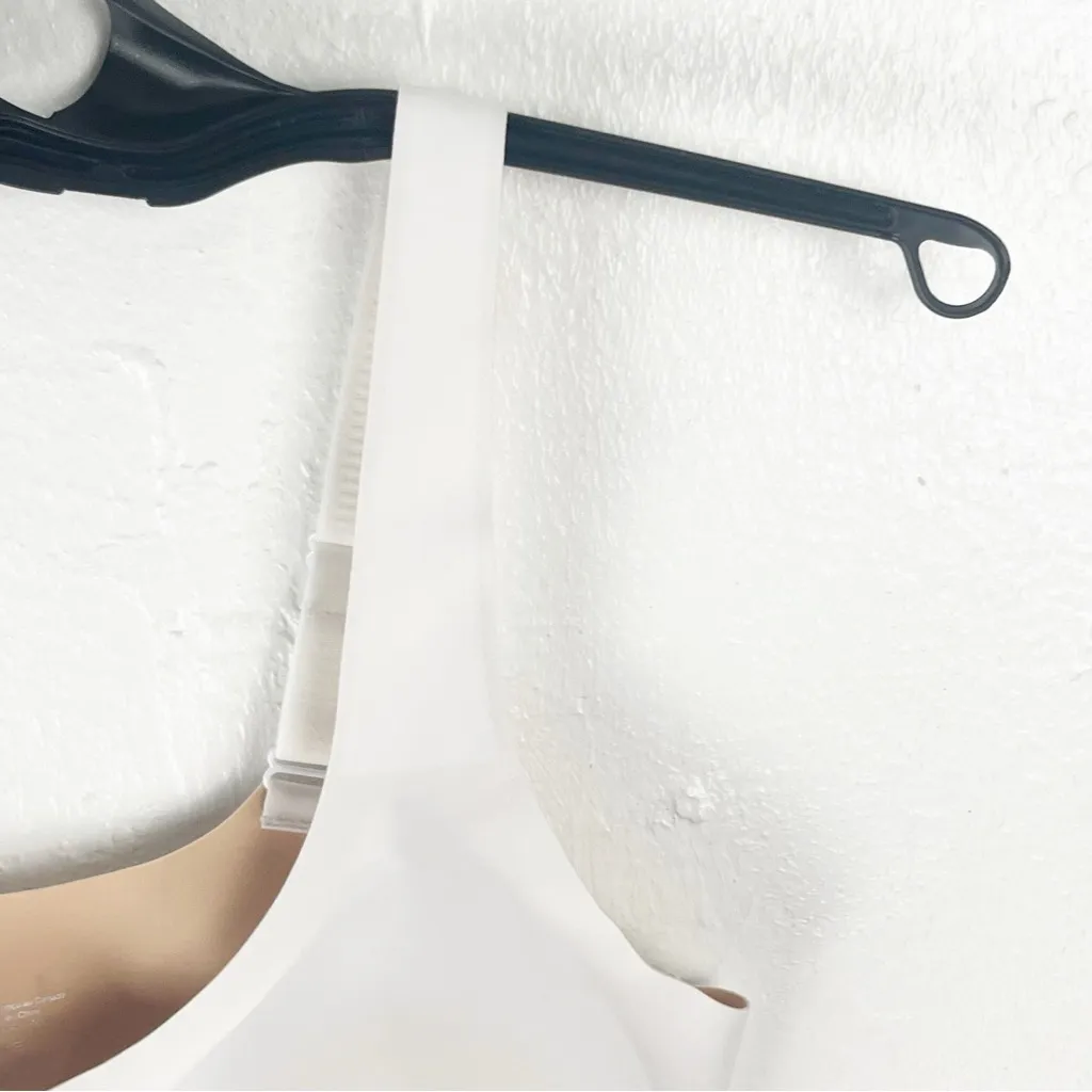 KNIX White Luxelift Seamless Pullover Adjustable Straps Padded Bra, Size Small - Image 7