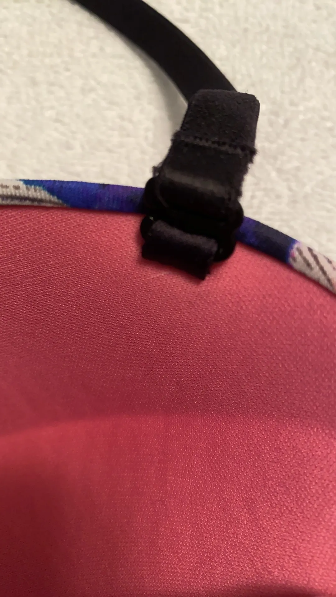 Pink Victoria’s Secret bra floral print multi way push up size 32D - Image 5