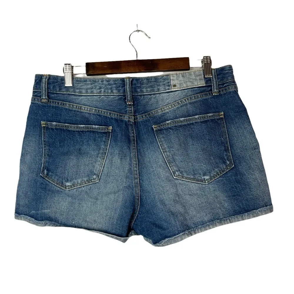 Zara TRF Vintage Collection Button Fly Denim Shorts 8 - Image 2