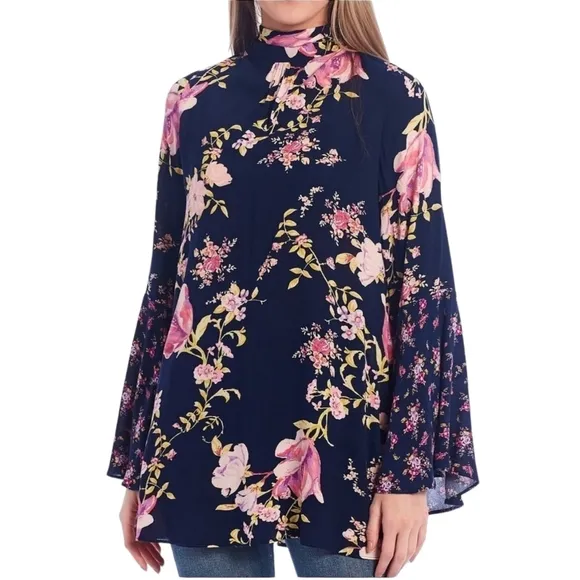 Free People Tate Tunic/Mini Dress in Midnight Combo sz XS NWT - Image 2