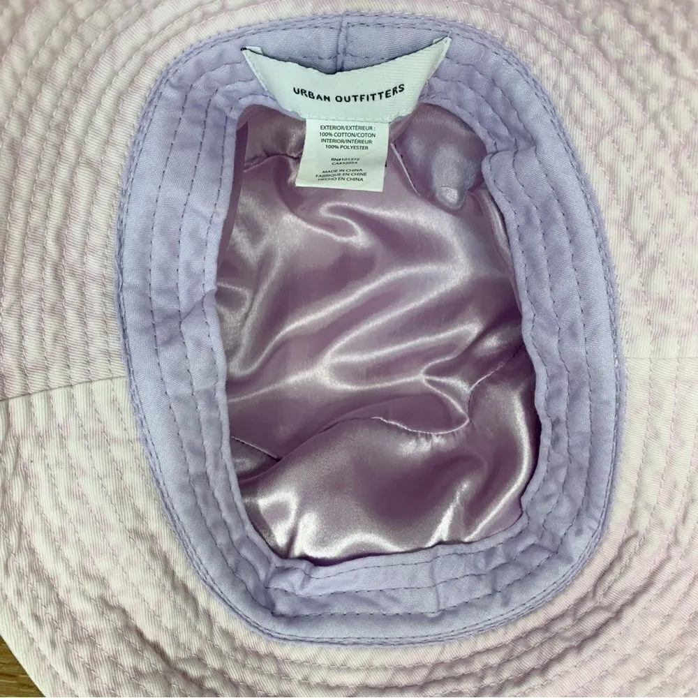 Urban Outfitters Pink Embroidered Bucket Hat - Image 8