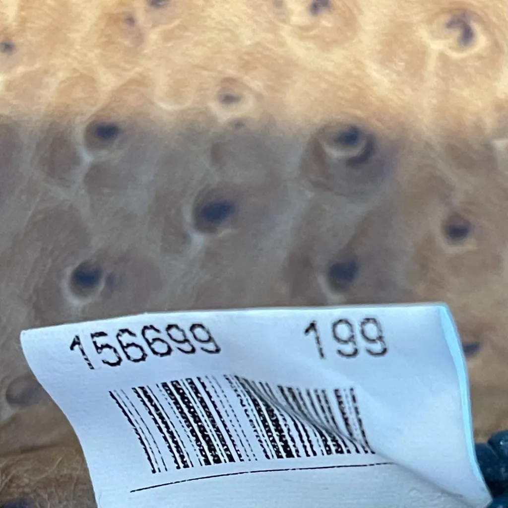 Furla Ostrich Leather 2-Way Top Handle Crossbody Bag - Preowned - Image 13