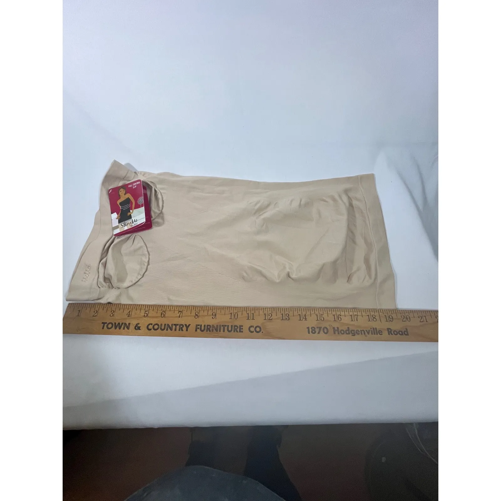 MeMoi SlimMe Full Control Shapewear Slip Seamless Butt Lift Bodycon Nude Size S Tan - Image 8