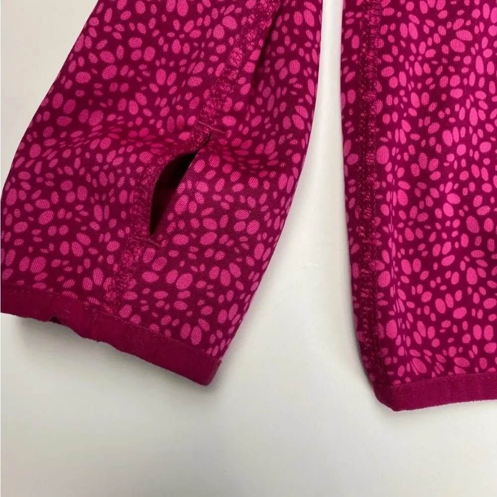 Nike Pink Therma-Fit Hoodie Polka Dot Look Size M - Image 3