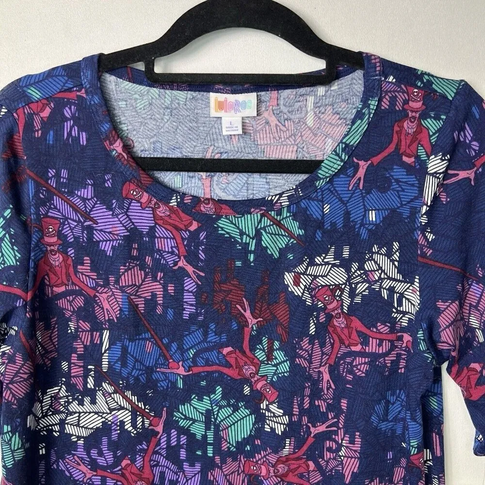 Lularoe Disney Gigi NWT Women’s‎ L Shirt Dr Facilier Princess And The Frog Print - Image 3