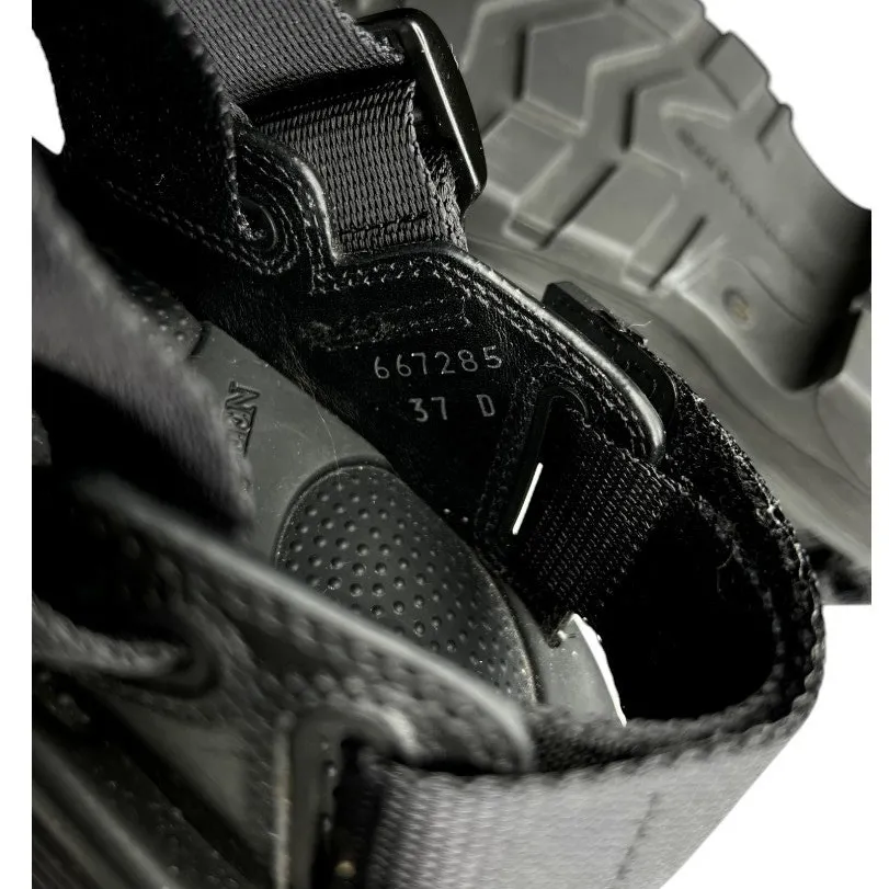 Alexander McQueen Tread Flat Sandals Size 37 Black - NWT - Image 7