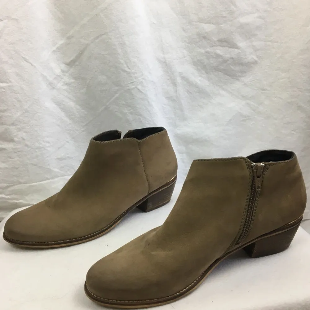 Steve Madden Taupe Brown Remingtn Zip Suede Boot Bootie 10 - Image 5