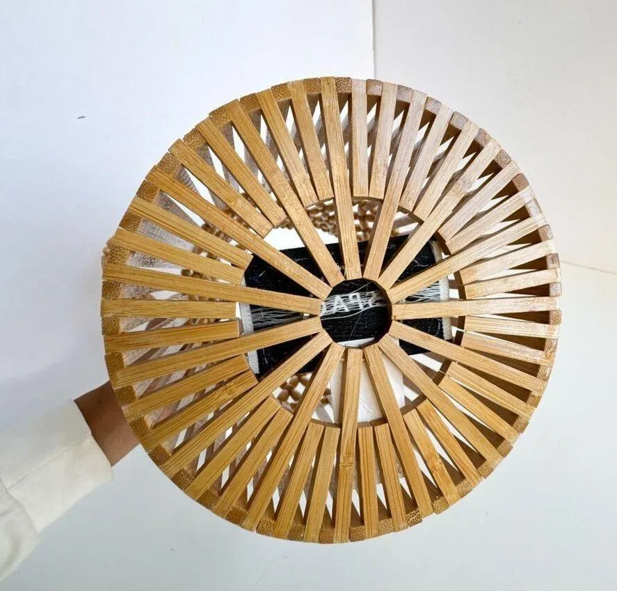 L Space Bamboo Casanova Bucket Top Handle Bag - Image 4