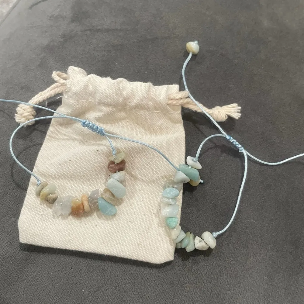 MINDFUL SOULS AMAZONITE STONE FRIENDSHIP BRACELETS Multiple - Image 3