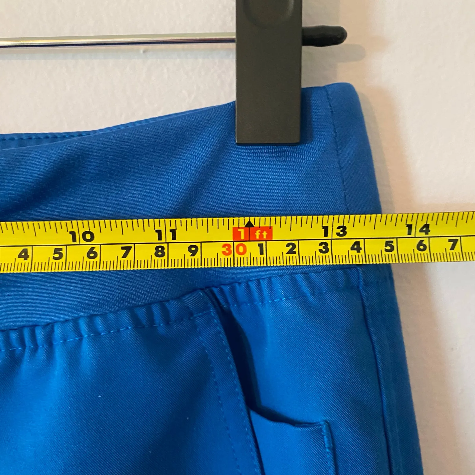 FIGS Women's size Small Tall Royal Blue Yola Skinny High Waisted Scrub Pants - Image 8