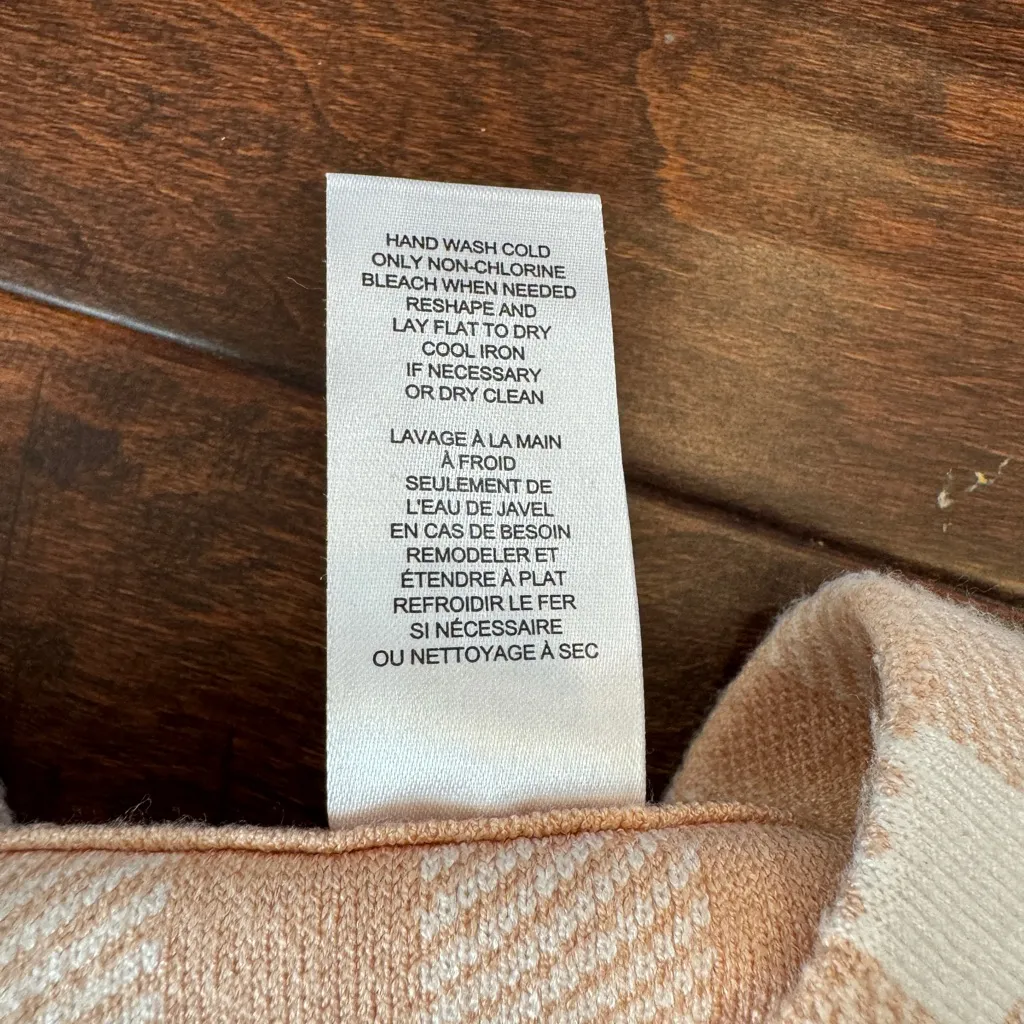 TRUTH PEACH CHECKERED KNIT PANTS // SIZE‎ Mediun Pink Size undefined - Image 10