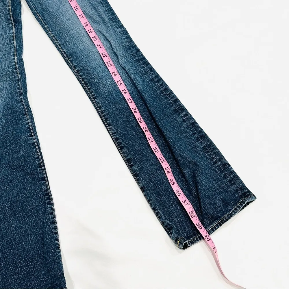 Blue Cult Flare Bell Bottom Dark Wash Jeans Size 25 - Image 4