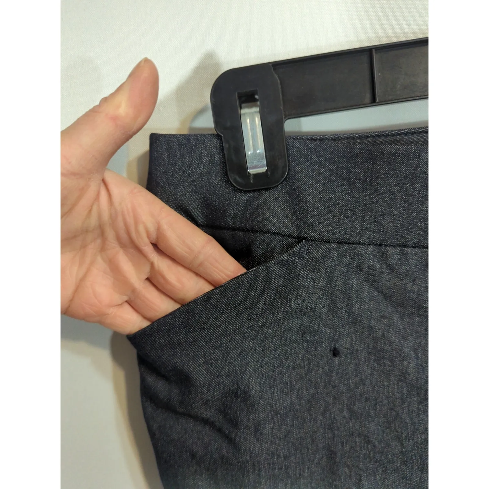 Chico's Black Secret Stretch Slim Leg Pants Womens Size 2 Business Casual NWT - Image 5